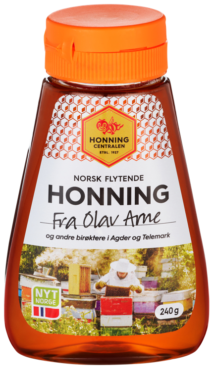 Norsk Flytende Honning, 240g, Honningcentralen