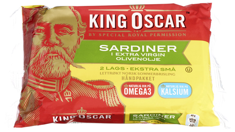Sardiner 106g 2lags King Oscar