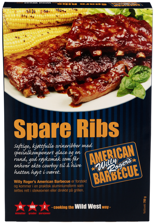 Bilde av Spare Ribs 700g American Barbecue