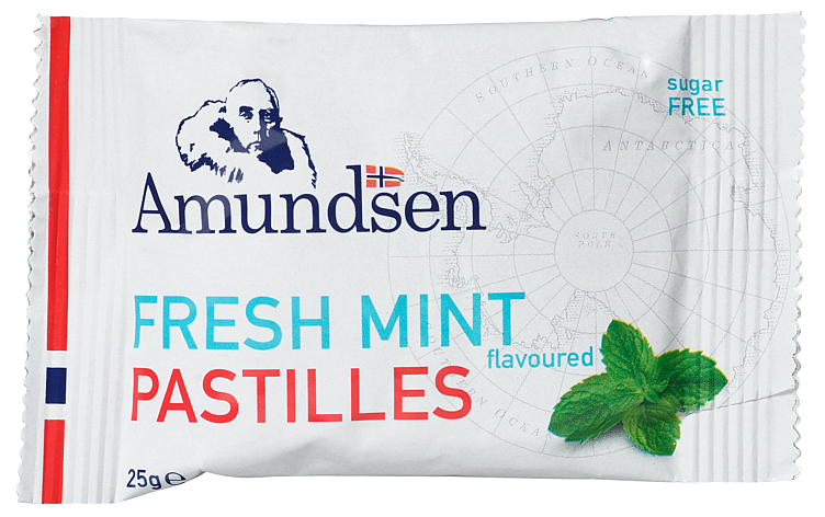 Amundsen Pastilles med Mint Smak Gir Frisk Pust