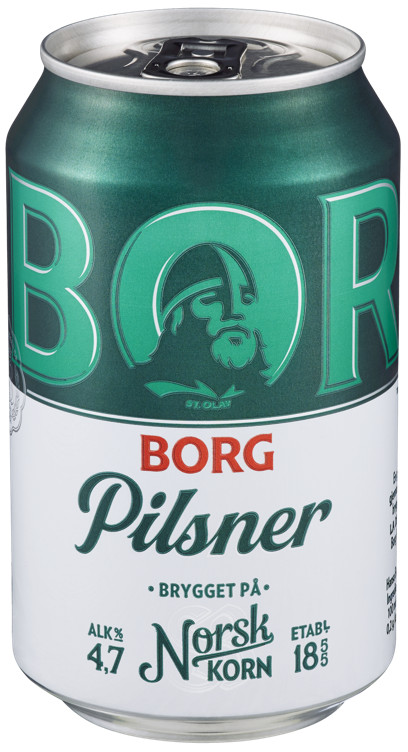 Bilde av Borg Pilsner 0,33l 6pk bx