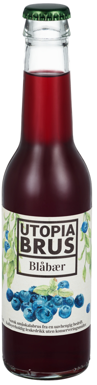 Utopiabrus Blåbær 0.275l