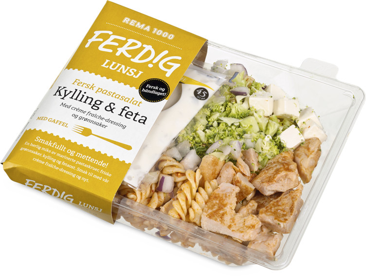 Bilde av Ferdig Pastasalat Kylling og Ost350g