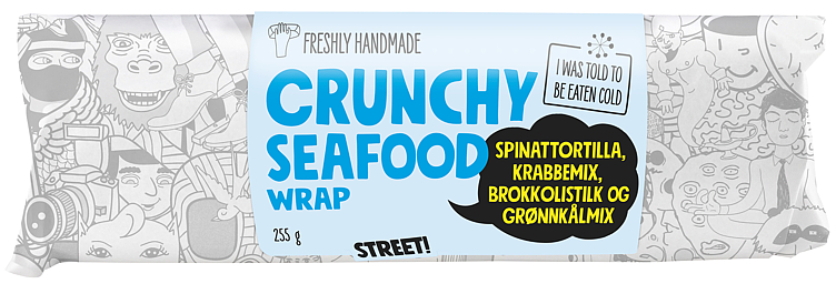 Street Wrap Crunchy Seafood 255g