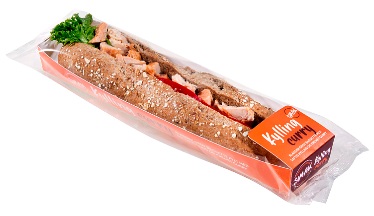 Bilde av Baguette Kylling Curry 230g Smak