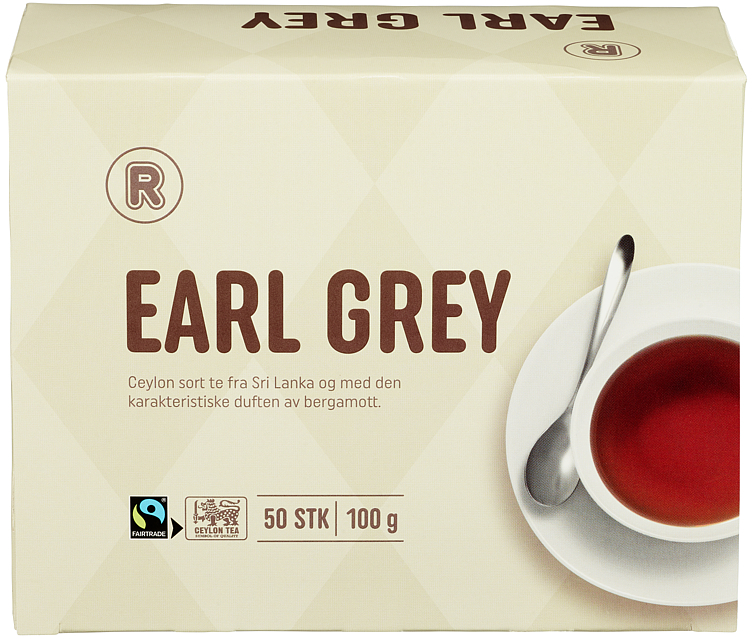 Earl Grey Te 50pk 100g R