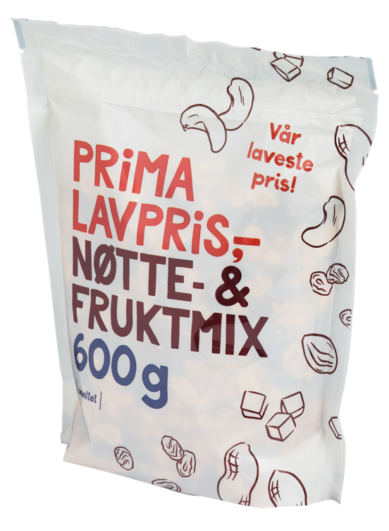Nøtte- og Fruktmix 600g Prima Lavpris