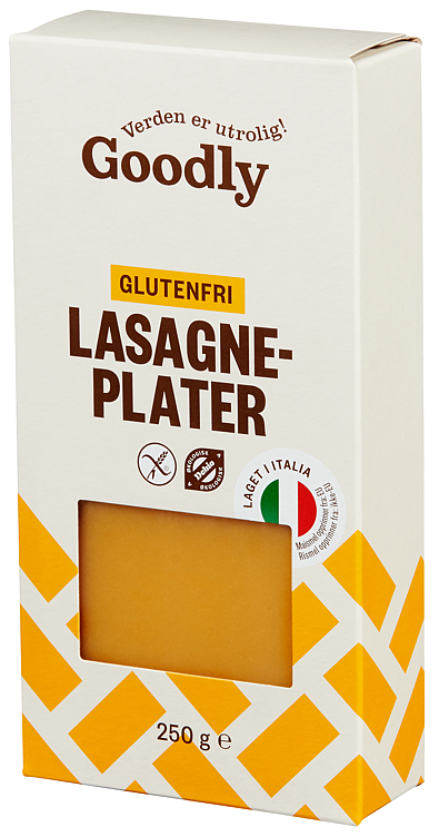 Lasagneplater Glutenfri 250g Goodly