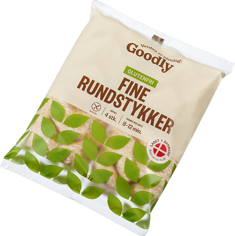 Rundstykker Fine 4x65g Glutenfri Goodly