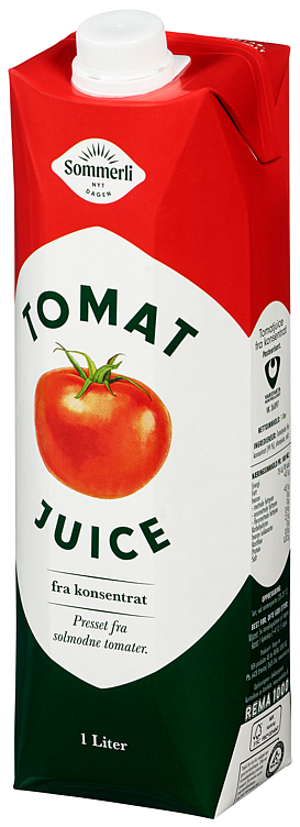 Tomatjuice 1000ml Sommerli