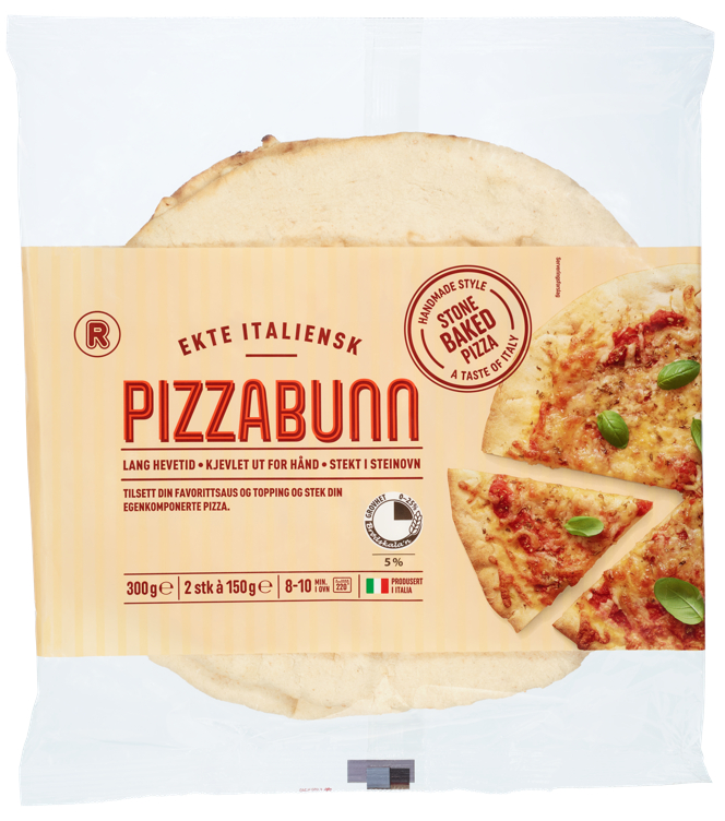 Pizzabunn 2x150g Rema 1000