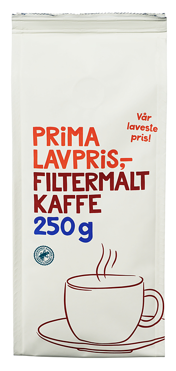 Kaffe Filtermalt 250g Prima Lavpris