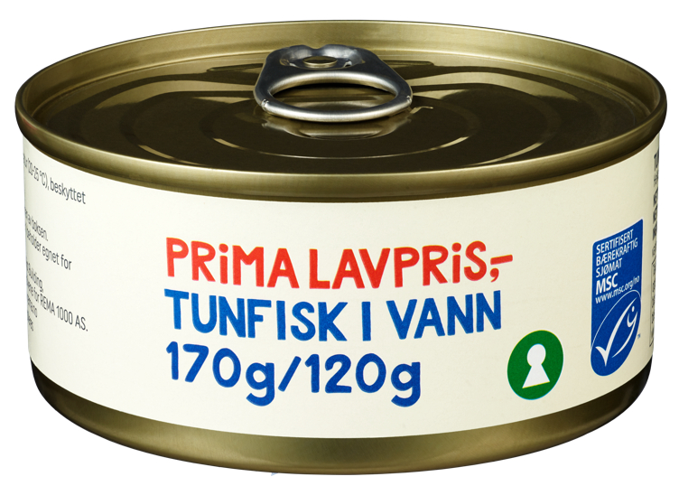 Tunfisk i Vann 170g Msc Prima Lavpris