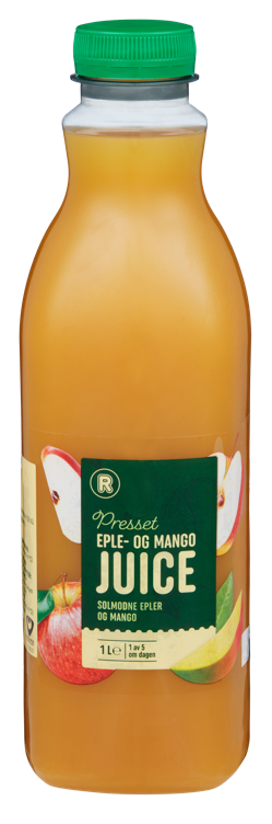 Eple og Mangojuice 1l Rema 1000