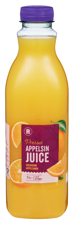 Appelsinjuice uten Fruktkjøtt 1l Rema 1000