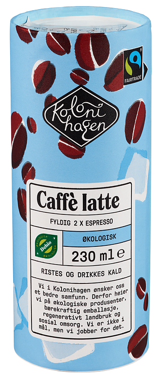 Iskaffe Caffe Latte 230ml Kolonihagen