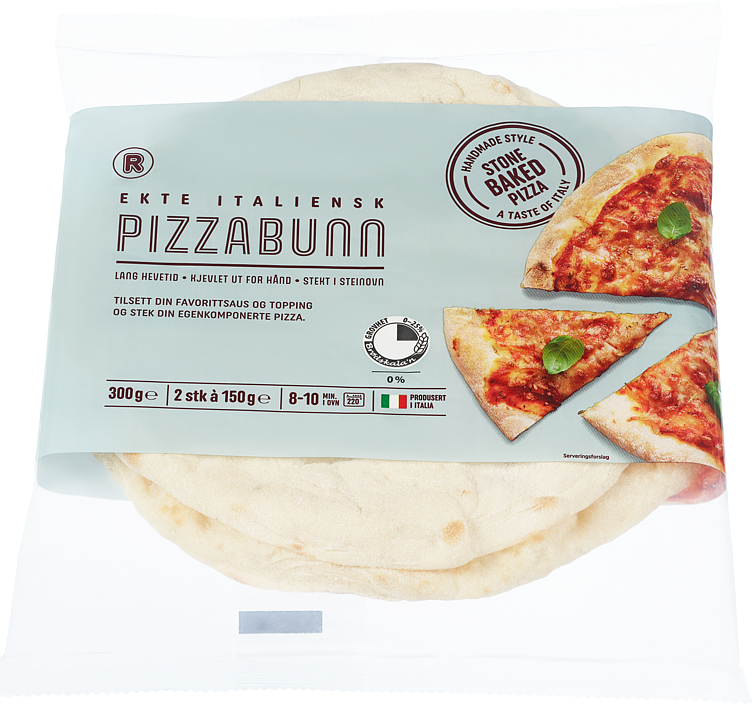 Pizzabunn 2x150g R