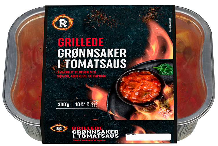 Grillede Grønnsaker i Tomatsaus 330g R