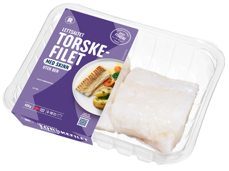 Torskefilet Lettsaltet 400g R