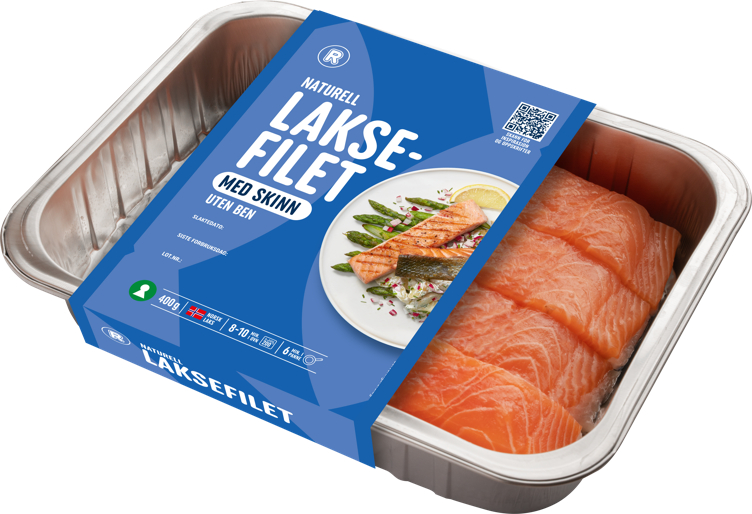 Laksefilet m/Skinn 400g R