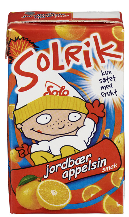 Solrik Jordbær Lett 0,25l
