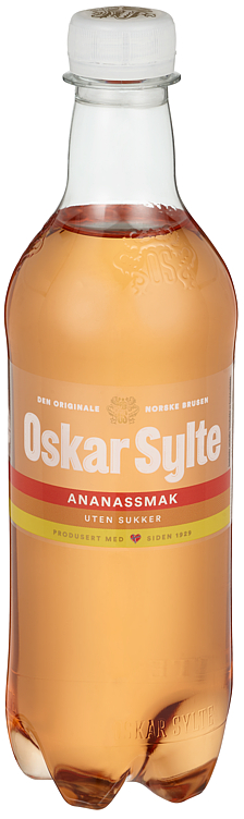 Oskar Sylte Ananasbrus uten Sukker 0.50l