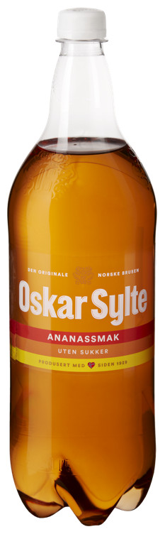 Ananasbrus uten Sukker 1.5l Oskar Sylte