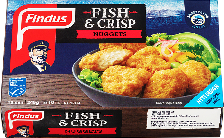 Fish & Crisp Nuggets 8x245g