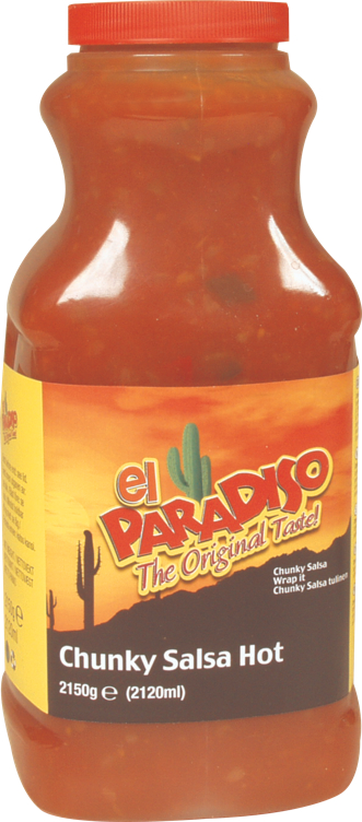 El Paradiso Salsa Chunky Hot 6x2l