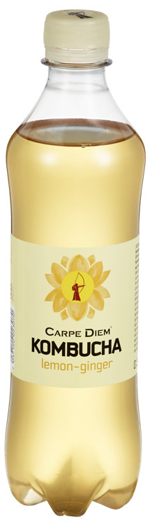 Kombucha Ginger Lemon 0.5l Fl Carpe Diem