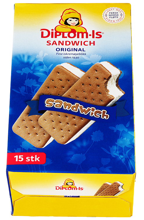 Bilde av Sandwich 15pk 1,8l Diplom-is