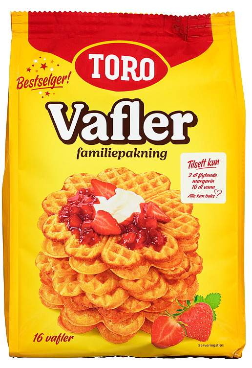 Vafler Familiepakning 591g Toro