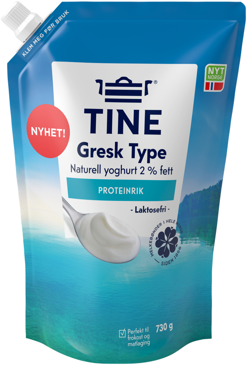 Yoghurt Naturell Gresk Type 730g Tine