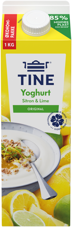 Yoghurt Sitron/lime 1kg Tine
