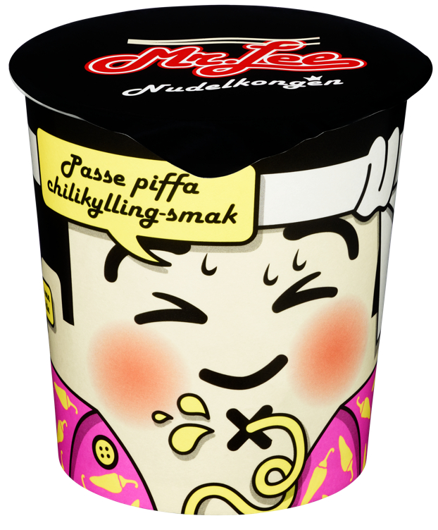 Mr.lee Passe Piffa Chilikylling-smak Nudler Kopp 65g