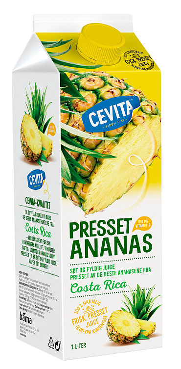 Ananasjuice 1l Kartong Cevita