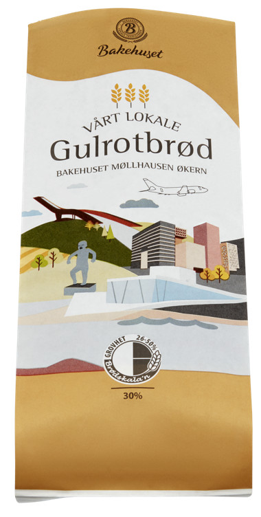 Gulrotbrød 750g Bakehuset