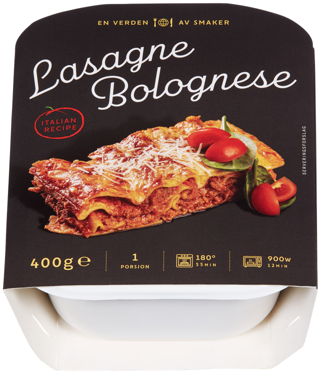 En Verden av Smaker Lasagne Bolognese 400g