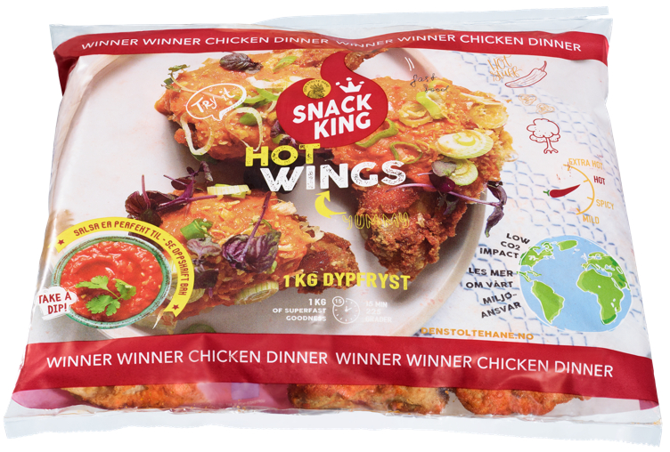 Dsh Snack Hot Wings 1000g