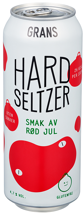 Hard Seltzer Rød Jul 0,5l
