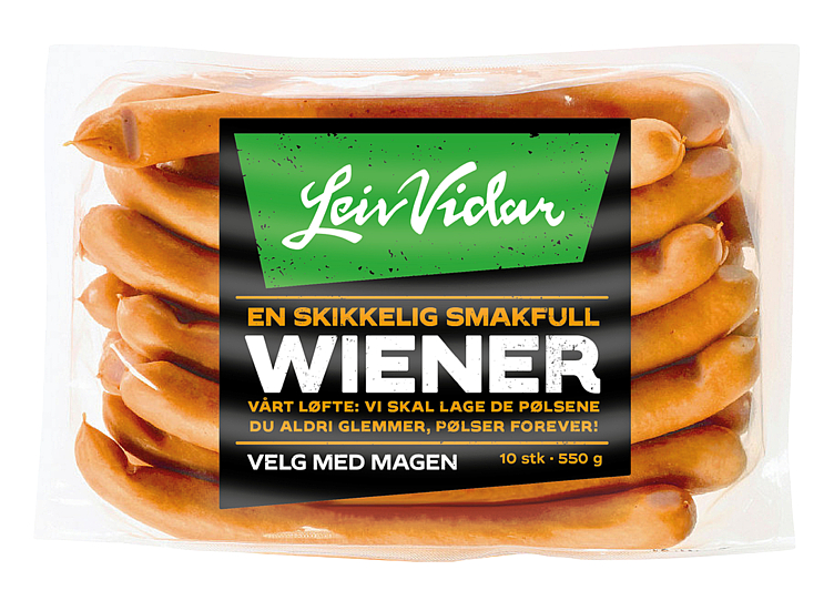 Leiv Vidar Wiener 10 stk 550g