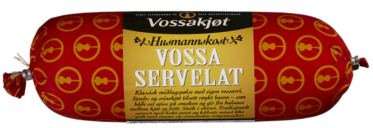 Vossaservelat Spesial 500g Vossakjøt