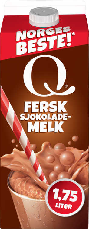 Q Fersk Sjokolademelk 1.75 l