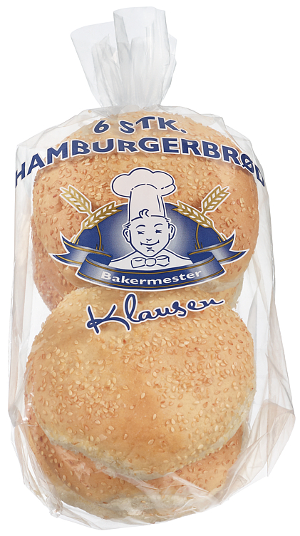 Bilde av Hamburgerbrød 6 Pk Klausen