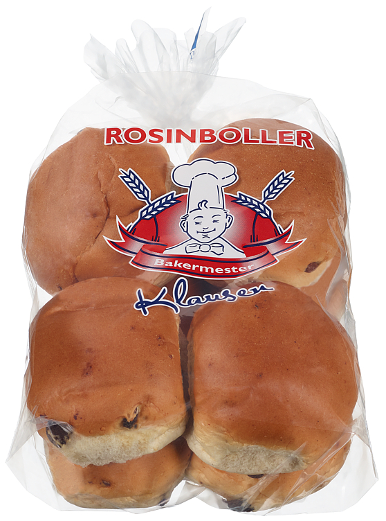 Bilde av Rosinboller 8pk Klausen