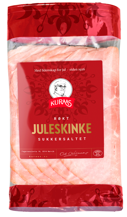 Bilde av Juleskinke Røkt Skåret Kuraas