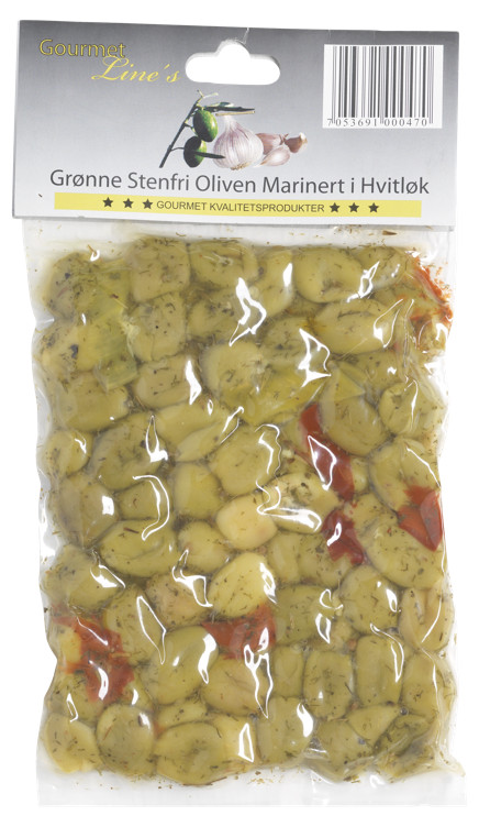 Oliven u/Sten m/Sitron 250g Gourmet Line's
