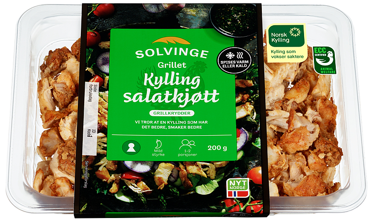 Kylling Salatkjøtt Grillet Solvinge 200g