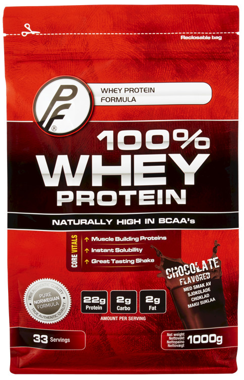 100%whey Sjokolade Proteinfabrikken