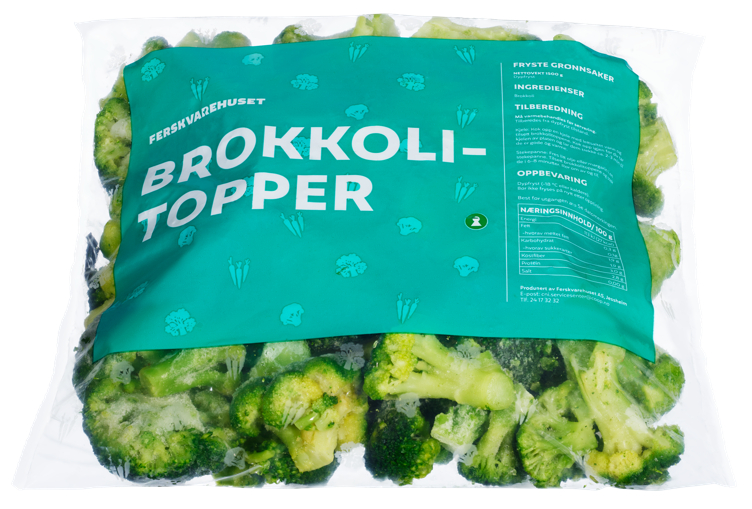 Ferskvarehuset Brokkolitopper 1500g